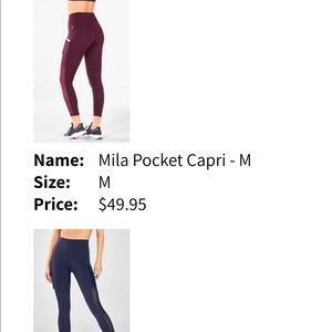Mila Pocket Capri Fabletics